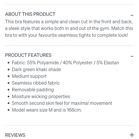 Aimn Ribbed Seamless Bra - Picture 5 of 9